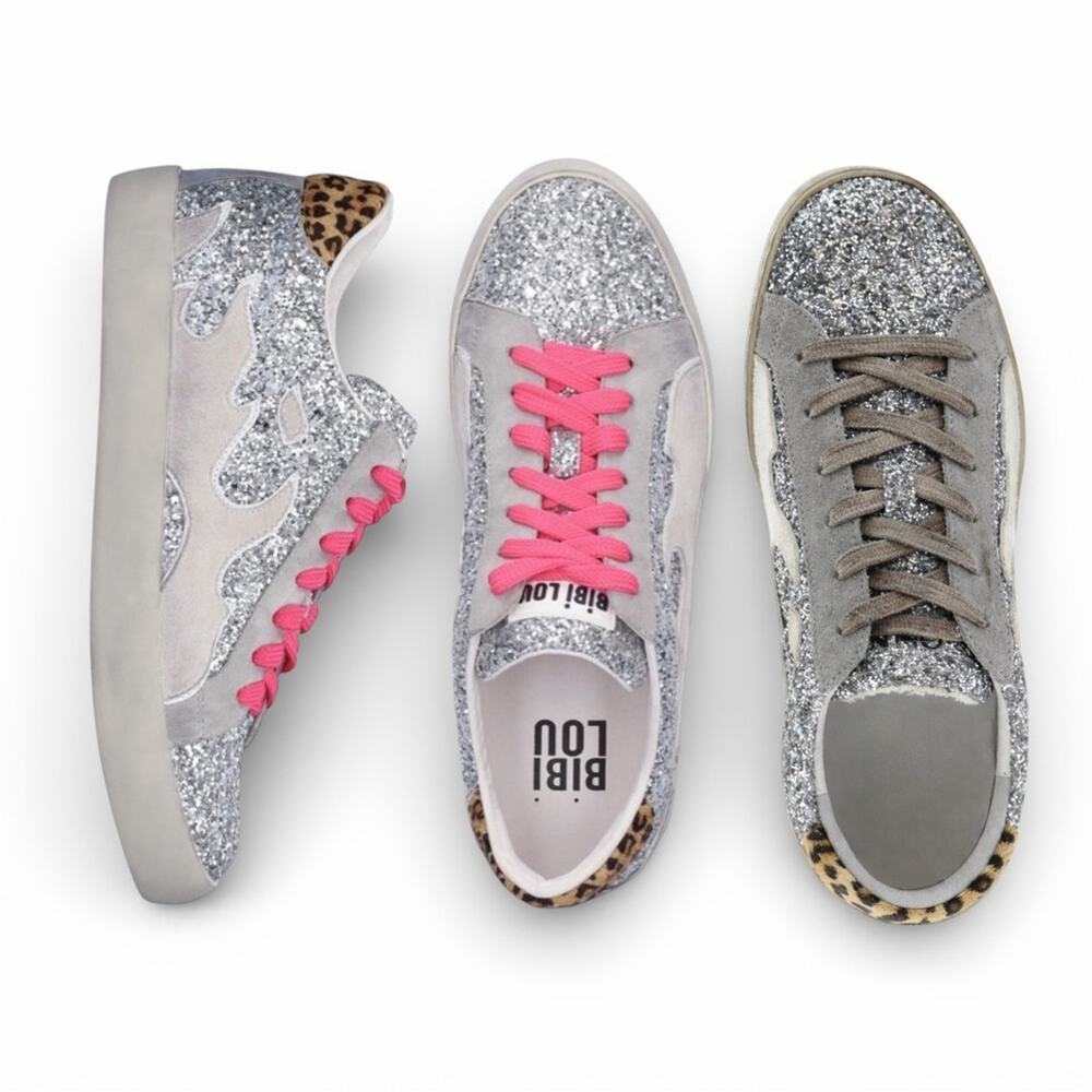 Bibi Lou Gamin Sneakers with 2 Sets of Laces - US 10.5